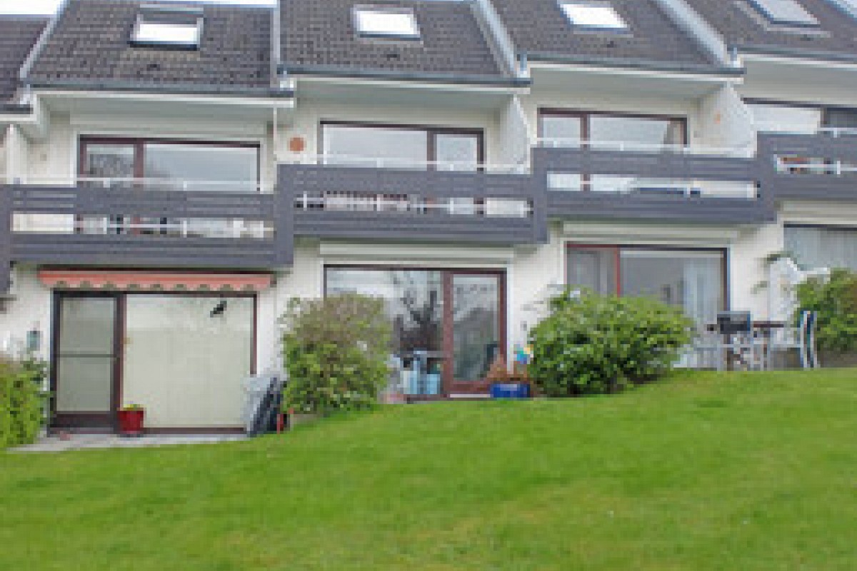 Ferienwohnung Seeblick Scharbeutz - Blick auf die Terrasse